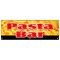 Signmission PASTA BAR BANNER SIGN dressing salad pasta noodles vegetables tomato B-72 Pasta Bar - alternate 1